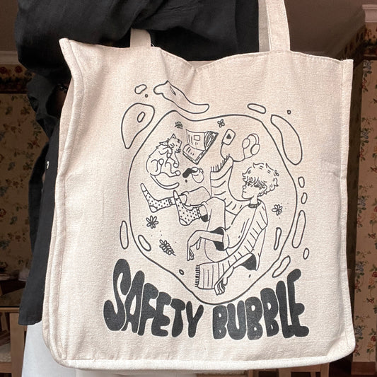 Safety Bubble Large Tote Bag